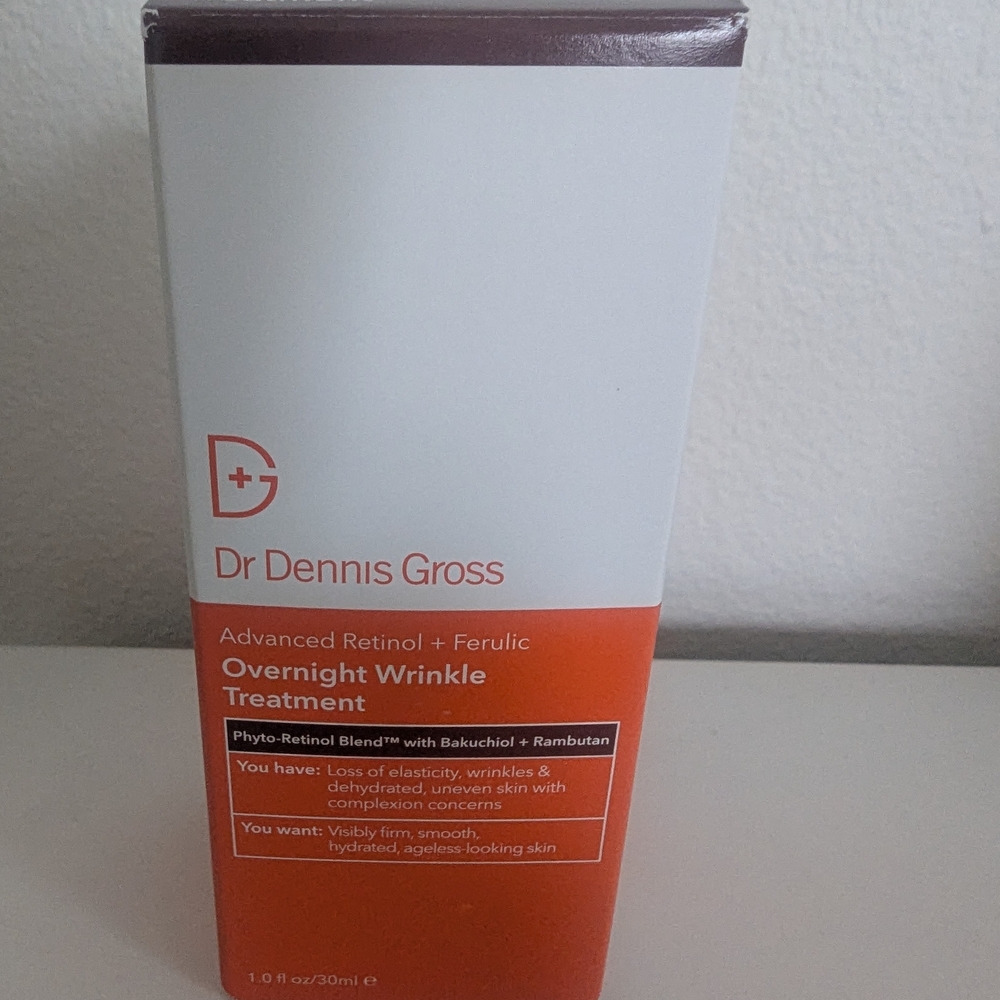 NEW Dr Dennis Gross Advanced Retinol + Ferulic Overnight Wrinkle Treatment